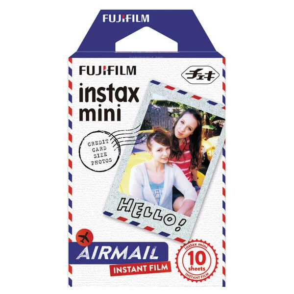 Fujifilm Instax Mini Film Airmail 10 Photos - Appareil Photo Instantané 1 Fujifilm Instax Mini Film Airmail 10 Photos - Appareil Photo Instantané