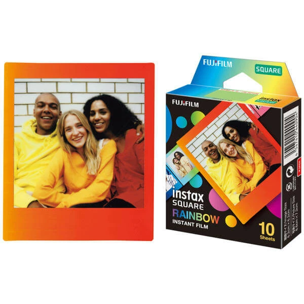 Fujifilm Instax Square Rainbow 10 Pièces - Appareil Photo Instantané 2 Fujifilm Instax Square Rainbow 10 Pièces - Appareil Photo Instantané – Image 2