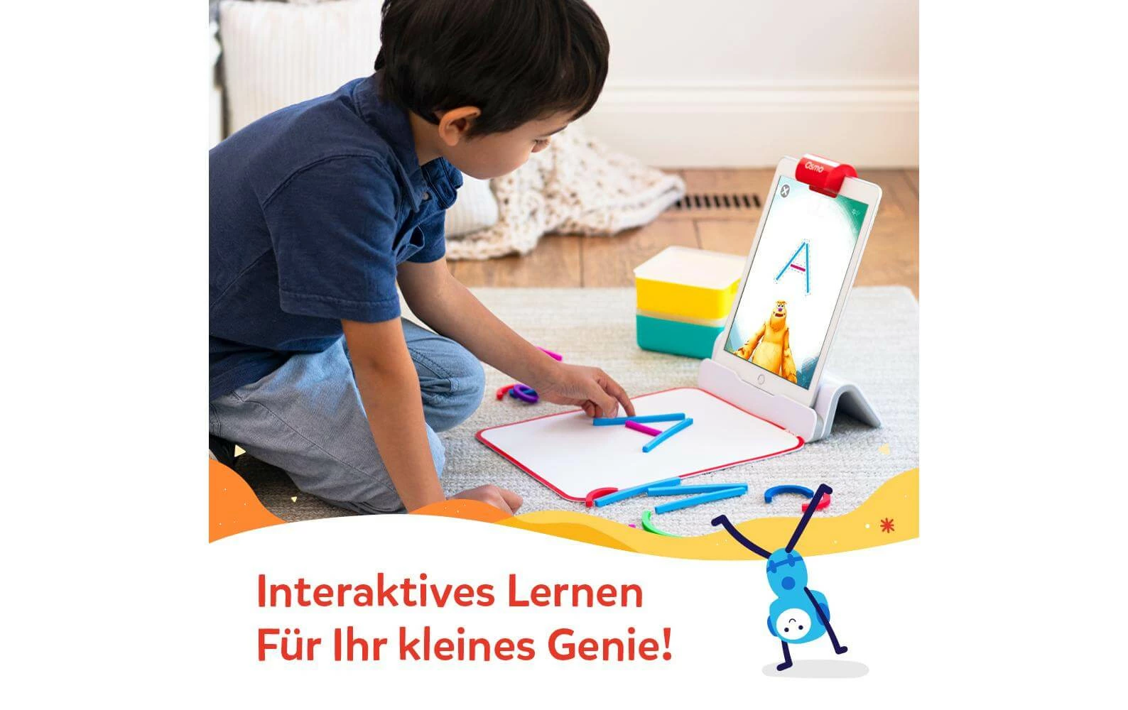 Osmo Little Genius Starter Kit Pour IPad, Base Incluse D Multicolore - Appareils Photo Compacts 3 Osmo Little Genius Starter Kit Pour IPad, Base Incluse D Multicolore - Appareils Photo Compacts – Image 3