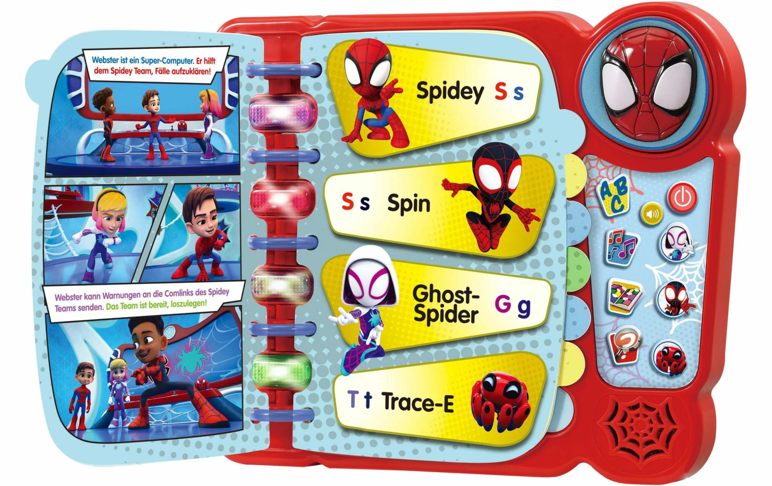 Vtech Livre éducatif Spidey Und Seine Super-Freunde – Abenteuerbuch -DE- - Appareils Photo Compacts 2 Vtech Livre éducatif Spidey Und Seine Super-Freunde – Abenteuerbuch -DE- - Appareils Photo Compacts – Image 2