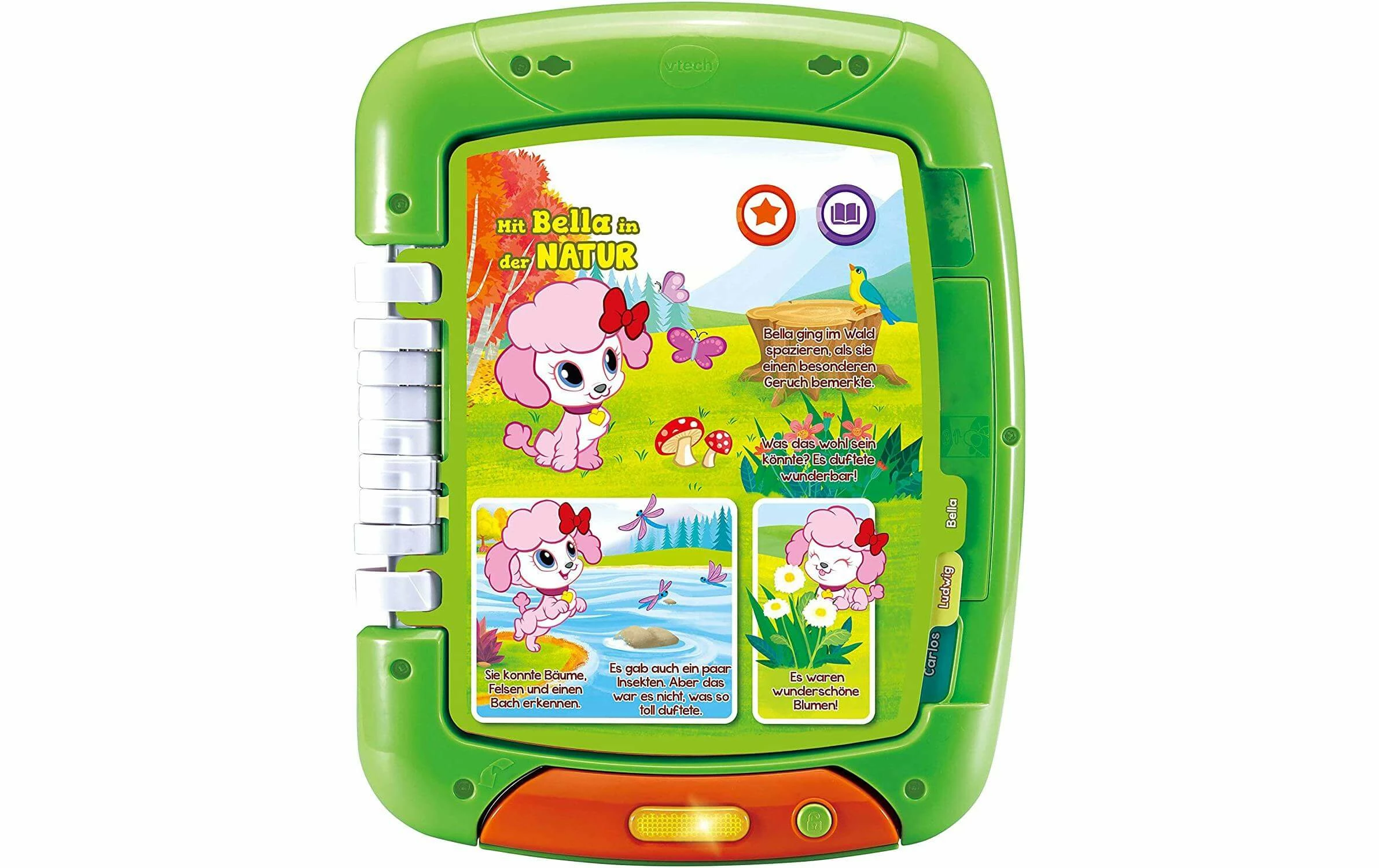Vtech Livre éducatif Lern- Und Geschichtentablet Vert/Orange/Blanc - Appareils Photo Compacts 2 Vtech Livre éducatif Lern- Und Geschichtentablet Vert/Orange/Blanc - Appareils Photo Compacts – Image 2