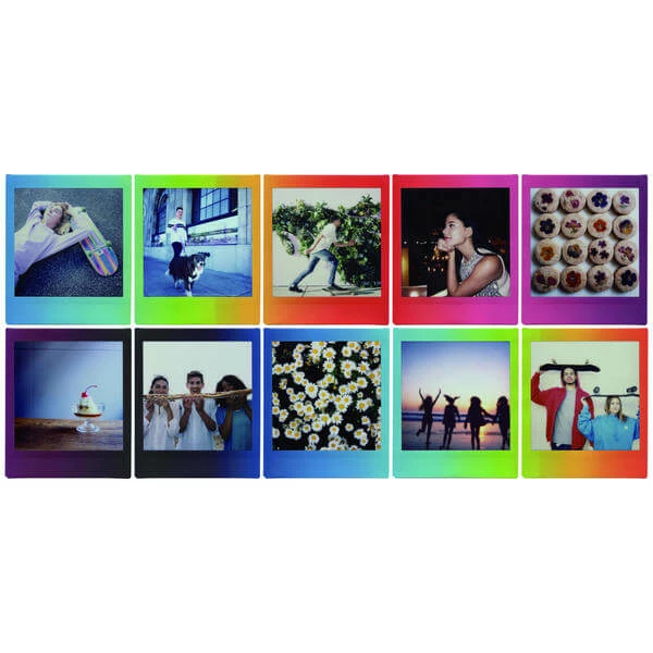 Fujifilm Instax Square Rainbow 10 Pièces - Appareil Photo Instantané 3 Fujifilm Instax Square Rainbow 10 Pièces - Appareil Photo Instantané – Image 3