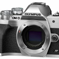 OM-System Appareils Photo E-M10 Mark IV Body Argenté - Appareils Hybrides