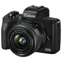 Canon EOS M50 Mark II/15-45mm Black - 24 Mpx, APS-C/DX - Appareils Hybrides
