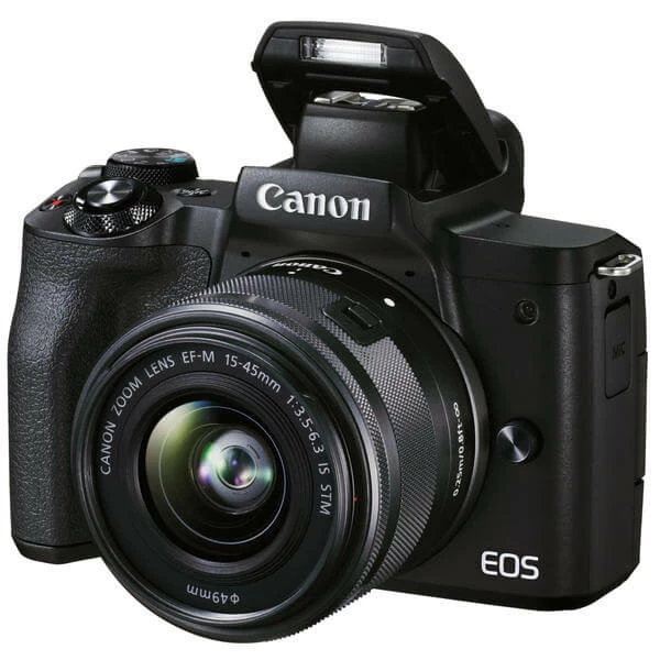 Canon EOS M50 Mark II/15-45mm Black - 24 Mpx, APS-C/DX - Appareils Hybrides 2 Canon EOS M50 Mark II/15-45mm Black - 24 Mpx, APS-C/DX - Appareils Hybrides – Image 2