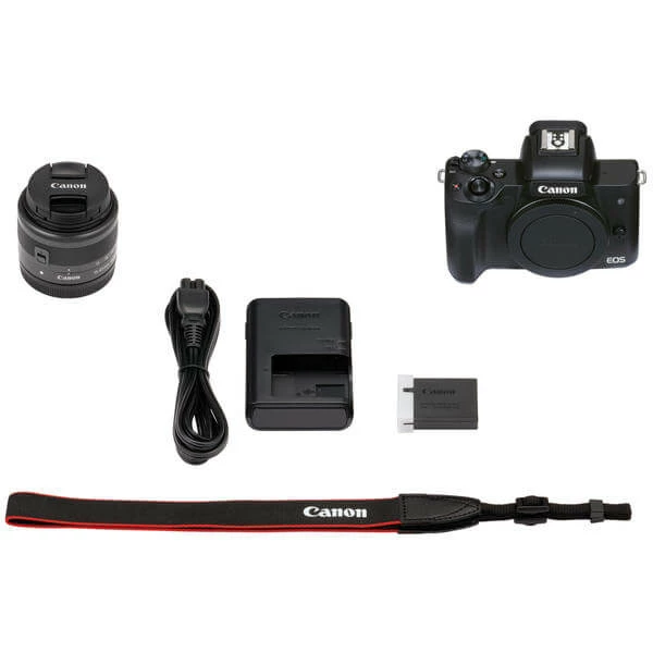 Canon EOS M50 Mark II/15-45mm Black - 24 Mpx, APS-C/DX - Appareils Hybrides 3 Canon EOS M50 Mark II/15-45mm Black - 24 Mpx, APS-C/DX - Appareils Hybrides – Image 3