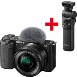 Set Sony ZV-E10L/16-50mm+ GP-VPT2BT Grip - Appareils Hybrides