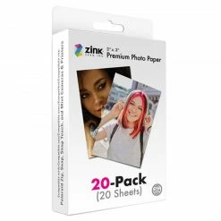 Polaroid Appareil Photo Instantané Film Zinc Premium PhotoPaper 2x3