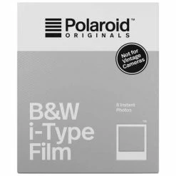 Polaroid BW Film I-Type 8 Photos - Appareil Photo Instantané