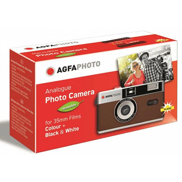AgfaPhoto Reusable Photo Camera 35mm Brown - Appareils Photo Analogiques 2 AgfaPhoto Reusable Photo Camera 35mm Brown - Appareils Photo Analogiques – Image 2
