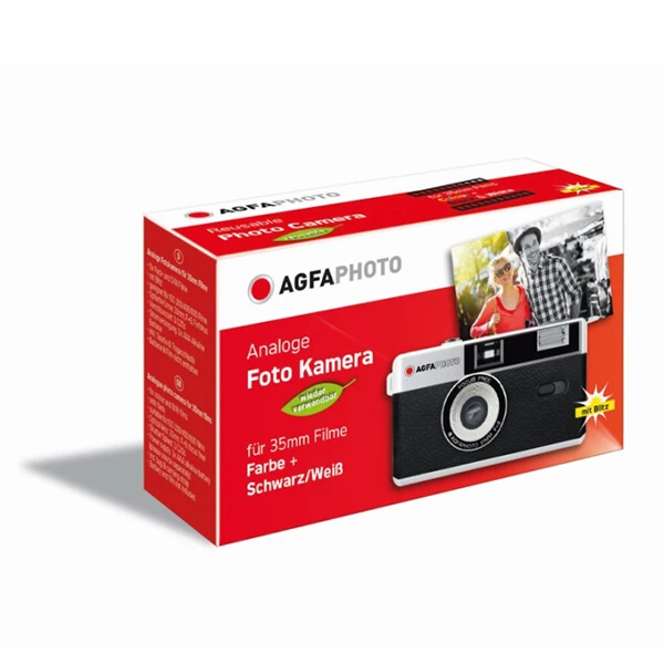 AgfaPhoto Reusable Photo Camera 35mm Black - Appareils Photo Analogiques 2 AgfaPhoto Reusable Photo Camera 35mm Black - Appareils Photo Analogiques – Image 2