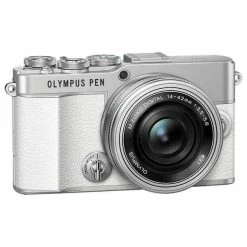 Olympus E-P7 White / EZ-M14-42EZ Silver - 20.30 Mpx, Micro Four Thirds - Appareils Hybrides