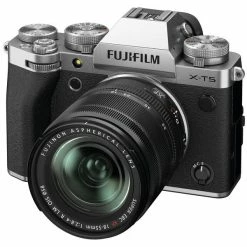 Fujifilm Appareils Hybrides X-T5 Silver/XF18-55mm Kit - 40.2 Mpx, APS-C/DX,
