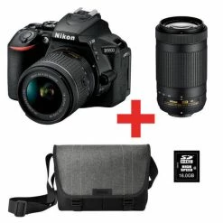 Nikon D5600 / 18-55mm+70-300mm - 24.20 Mpx, APS-C/DX - Appareils Reflex