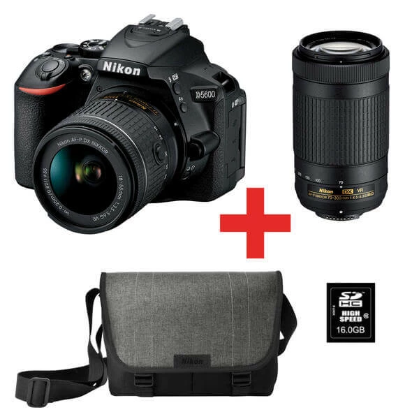 Nikon D5600 / 18-55mm+70-300mm - 24.20 Mpx, APS-C/DX - Appareils Reflex 1 Nikon D5600 / 18-55mm+70-300mm - 24.20 Mpx, APS-C/DX - Appareils Reflex