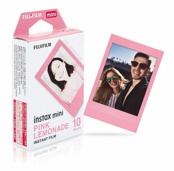 Fujifilm INSTAX Mini Pink Lemonade 10 Photos - Appareil Photo Instantané 1 Fujifilm INSTAX Mini Pink Lemonade 10 Photos - Appareil Photo Instantané