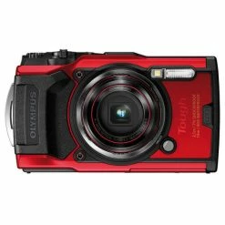 Olympus Appareils Photo Compacts Tough TG-6 Rouge - 25-100mm, 12 Mpx, 1/2,3