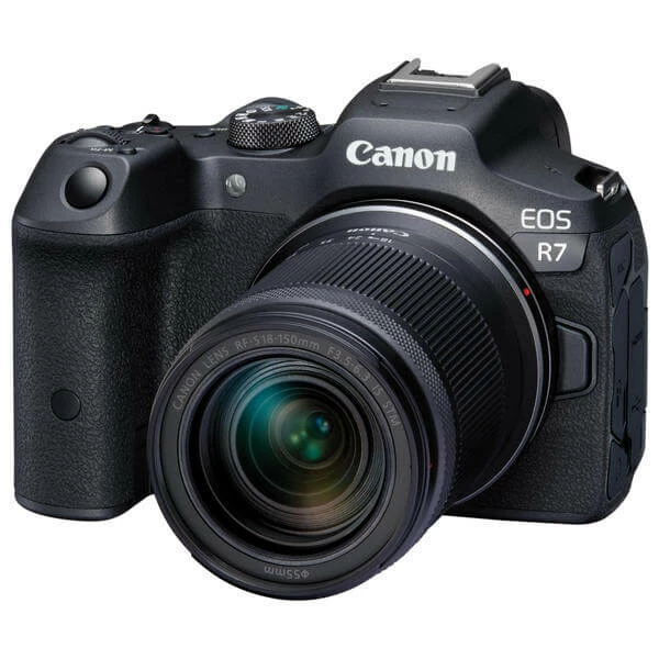 Canon EOS R7 RF-S 18-150mm Incl. EF-EOS R Adapter – 32.50 Mpx, APS-C/DX - Appareils Hybrides 1 Canon EOS R7 RF-S 18-150mm Incl. EF-EOS R Adapter – 32.50 Mpx, APS-C/DX - Appareils Hybrides