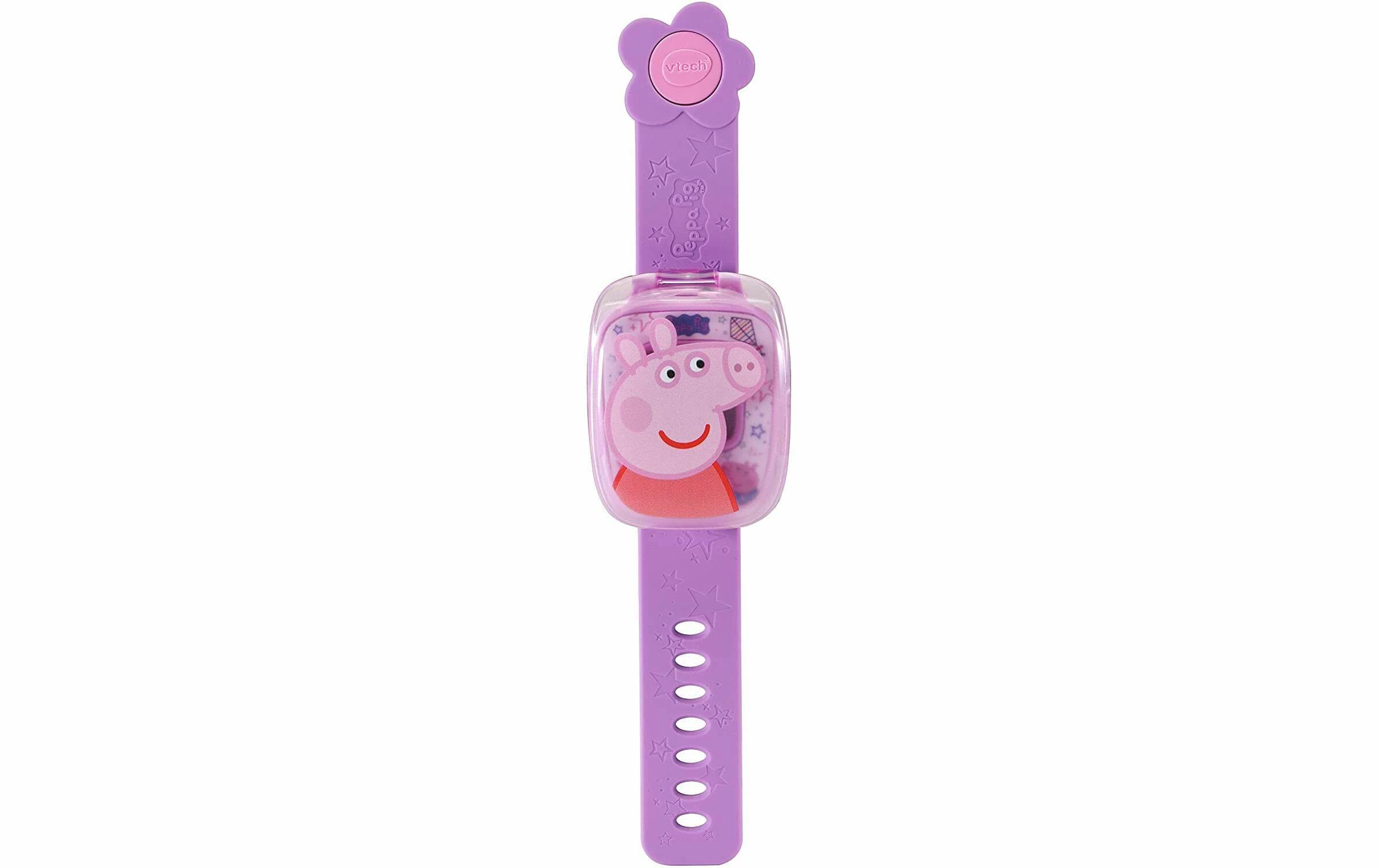 Vtech Smart Watch L'horloge D'apprentissage De Peppa Rose/Violet - Appareils Photo Compacts 3 Vtech Smart Watch L'horloge D'apprentissage De Peppa Rose/Violet - Appareils Photo Compacts – Image 3