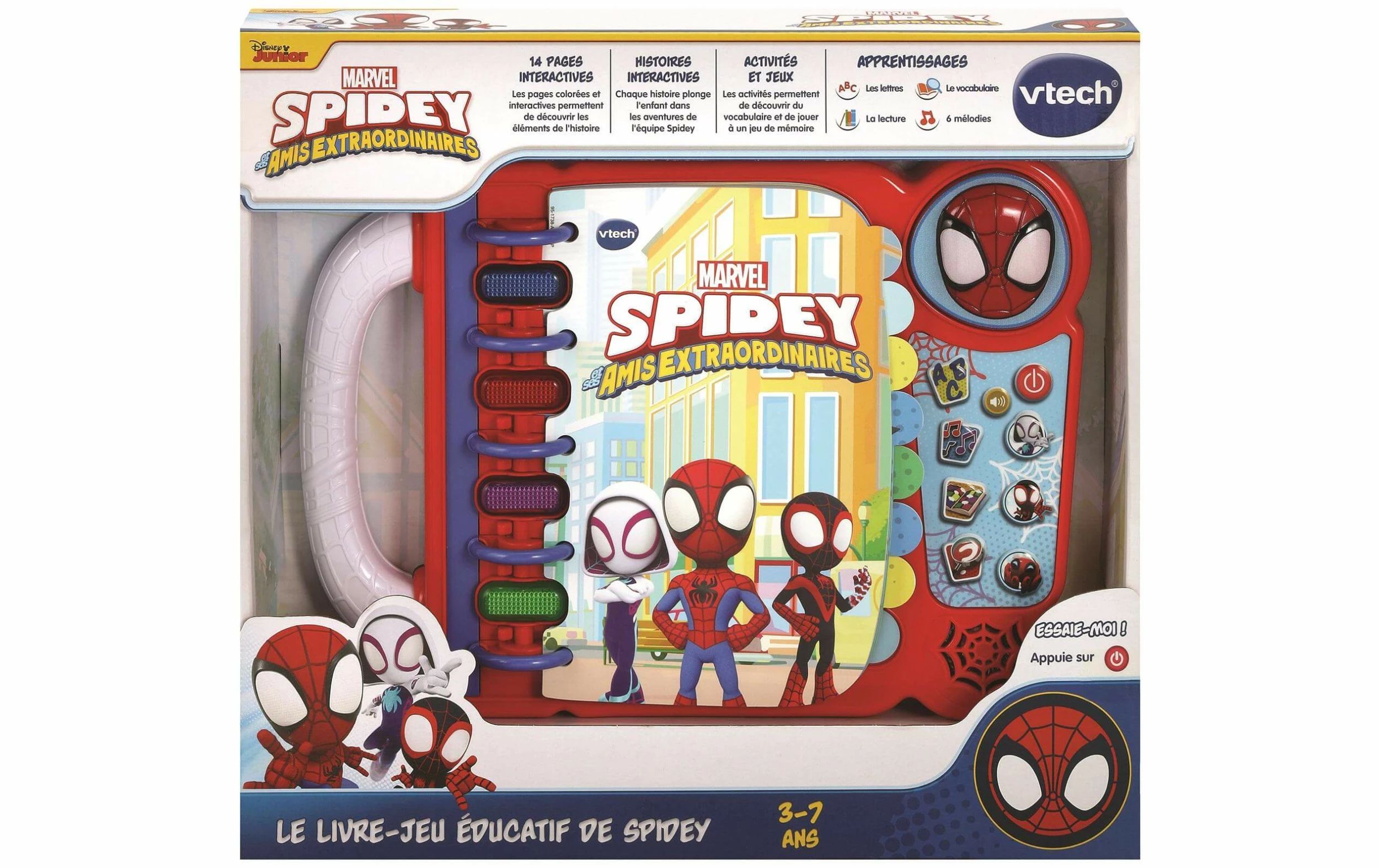 Vtech Le Livre-jeu éducatif De Spidey -FR- - Appareils Photo Compacts 3 Vtech Le Livre-jeu éducatif De Spidey -FR- - Appareils Photo Compacts – Image 3