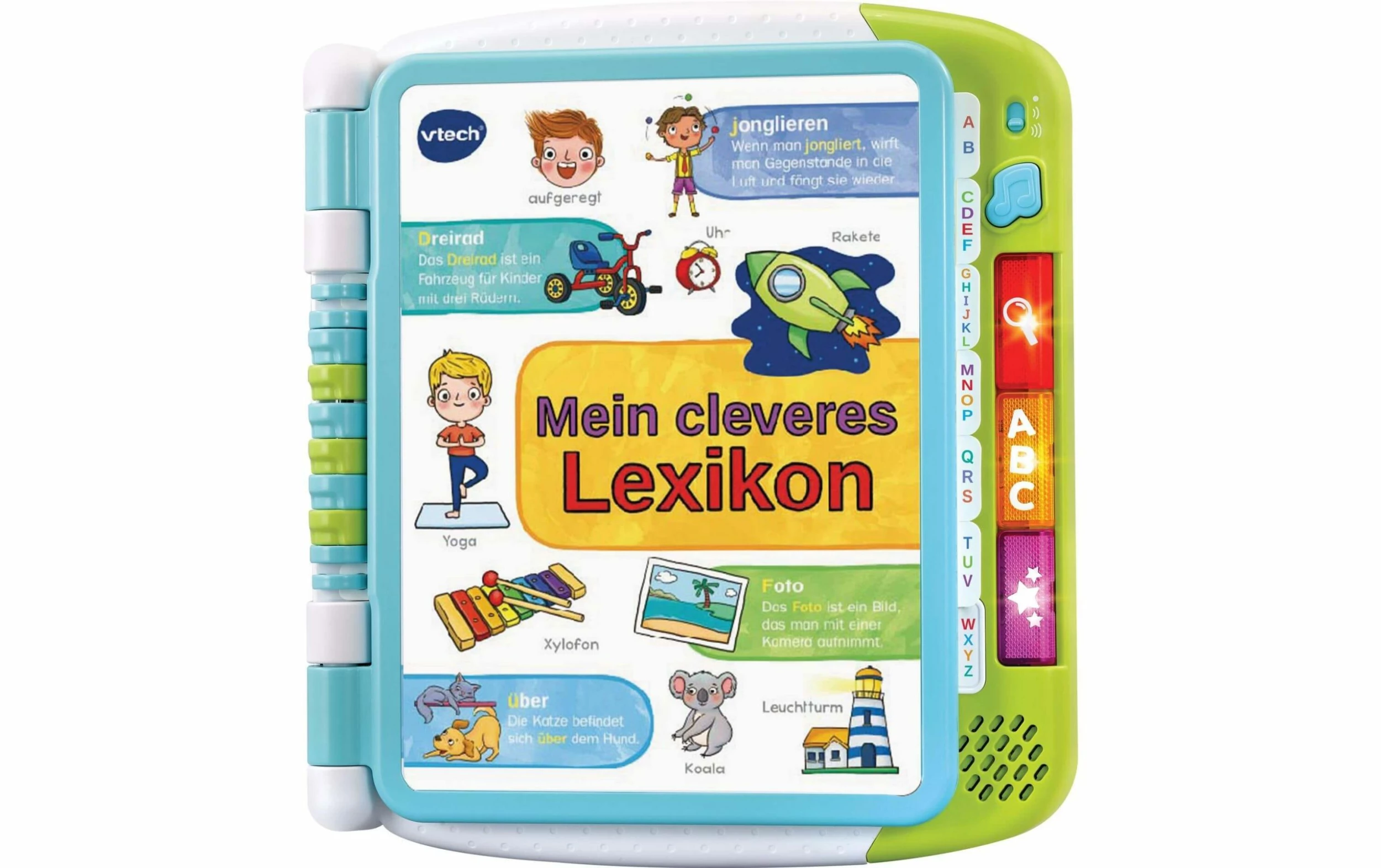 Vtech Mein Cleveres Lexikon -DE- Vert/Bleu Clair/Blanc - Appareils Photo Compacts 2 Vtech Mein Cleveres Lexikon -DE- Vert/Bleu Clair/Blanc - Appareils Photo Compacts – Image 2