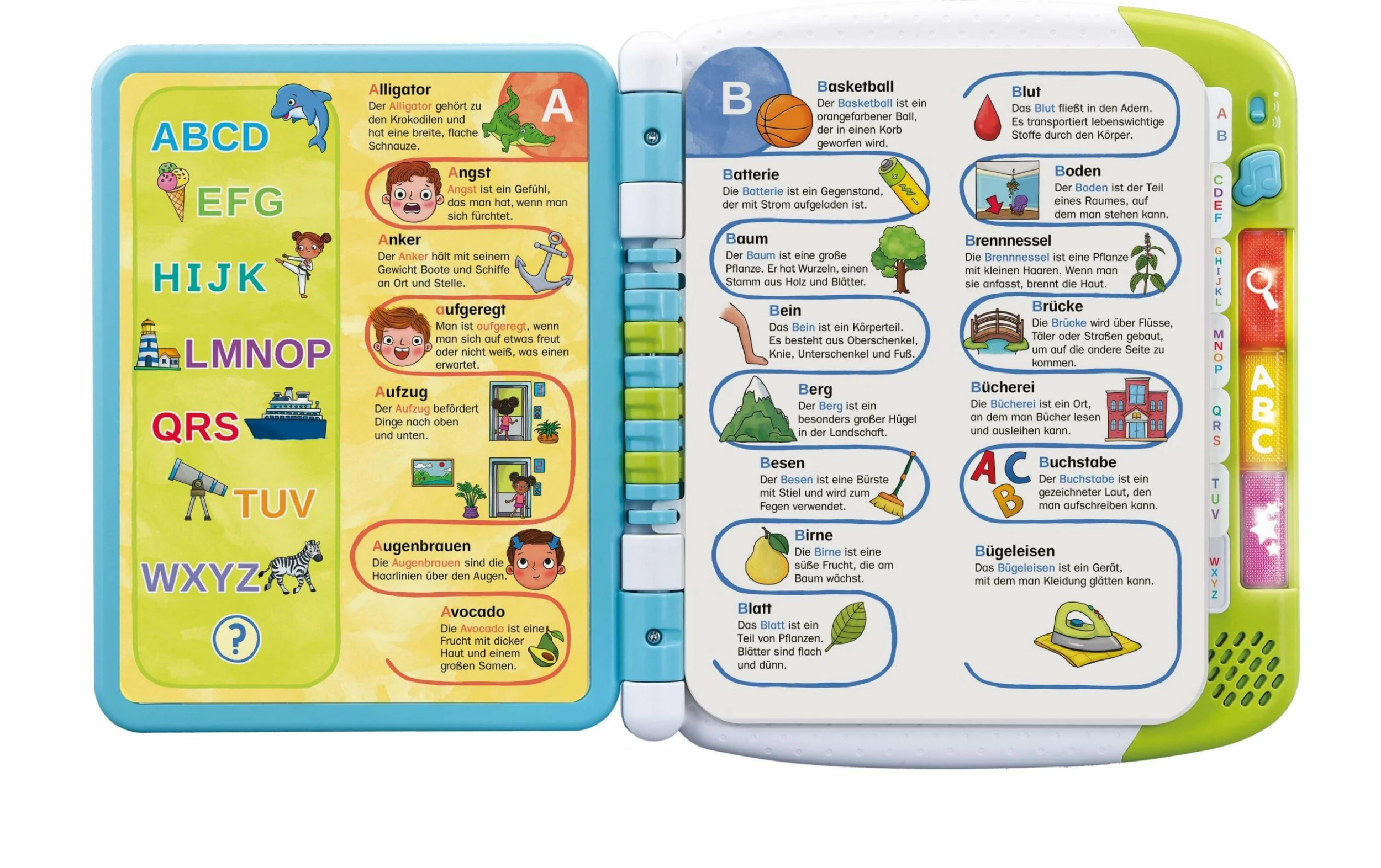 Vtech Mein Cleveres Lexikon -DE- Vert/Bleu Clair/Blanc - Appareils Photo Compacts 3 Vtech Mein Cleveres Lexikon -DE- Vert/Bleu Clair/Blanc - Appareils Photo Compacts – Image 3