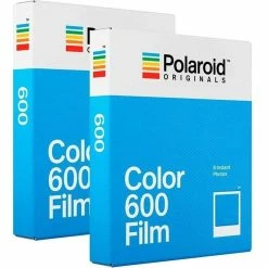 Polaroid Film Instantané Color 600 Duo Paquet De 16 (2x8) - Appareil Photo Instantané