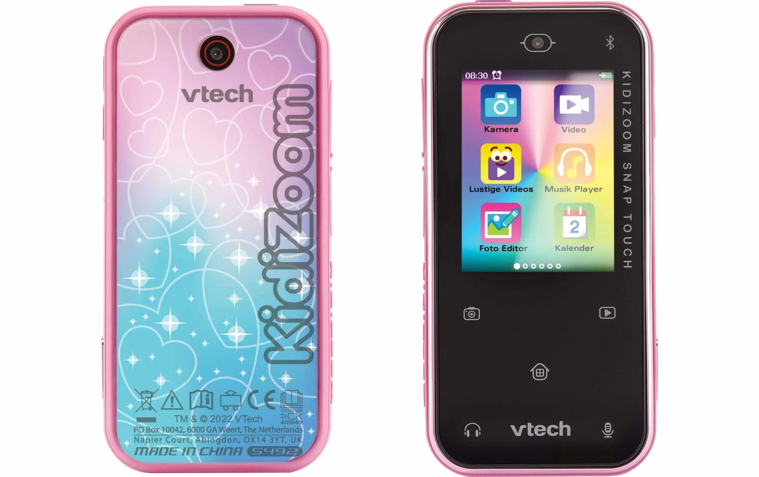 Vtech Caméra Pour Enfants KidiZoom Snap Touch Rose -DE- - Appareils Photo Compacts 3 Vtech Caméra Pour Enfants KidiZoom Snap Touch Rose -DE- - Appareils Photo Compacts – Image 3
